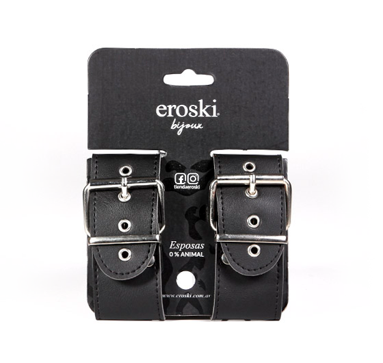 Esposas Black c/cadena 4cm